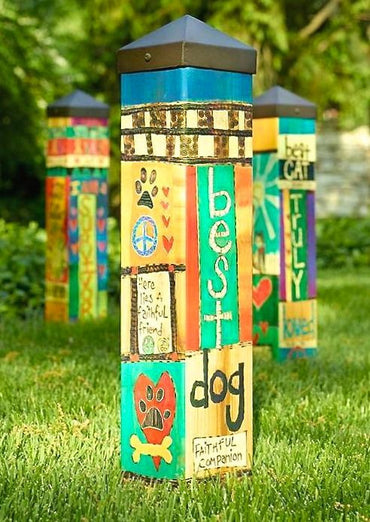 Garden Art Poles- 8 Designs