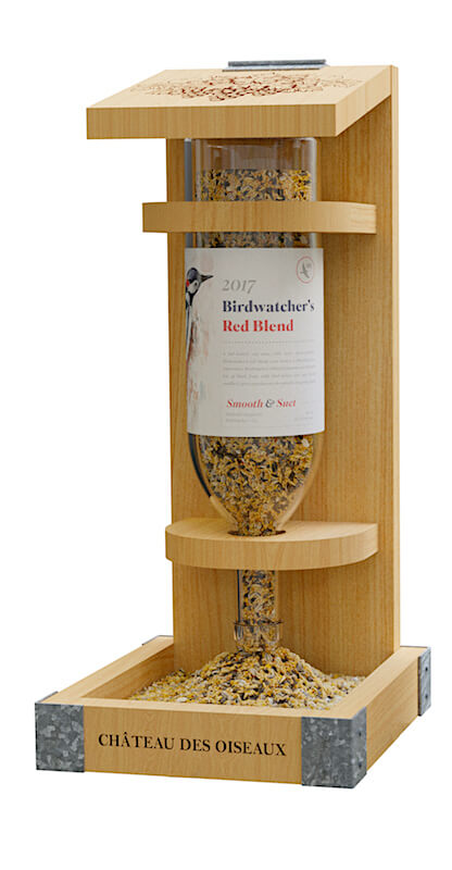 Gift Bottle Bird Feeder