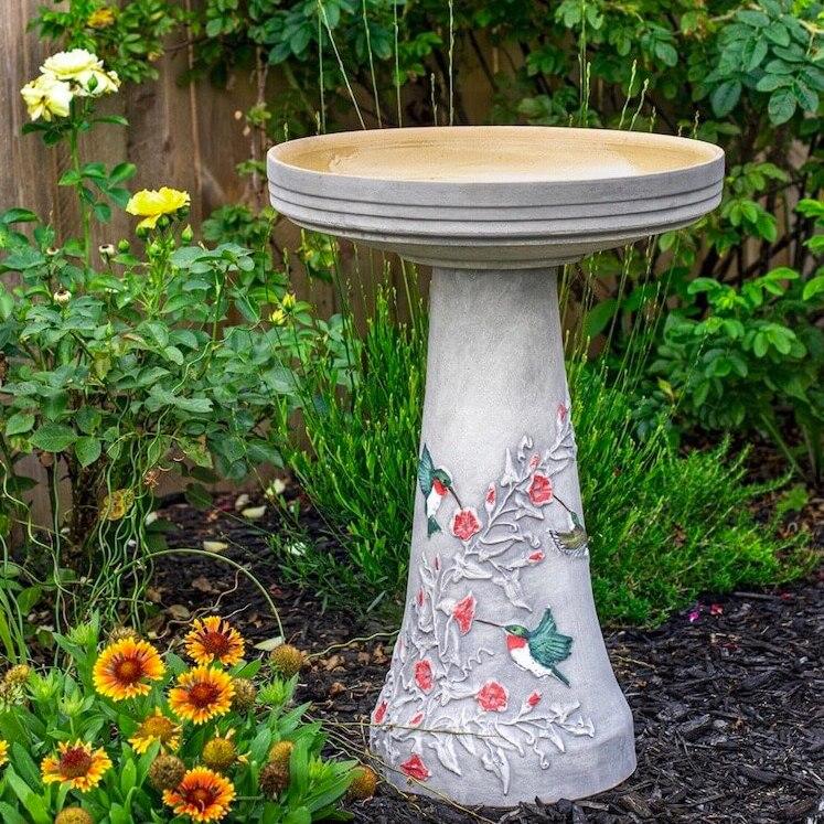 Hummingbird Birdbath