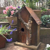 Log Front Birdhouse-11