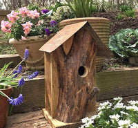 Log Front Birdhouse-3