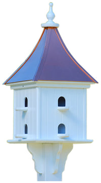 Copper Roof Purple Martin House in Vinyl/PVC, 36-inch