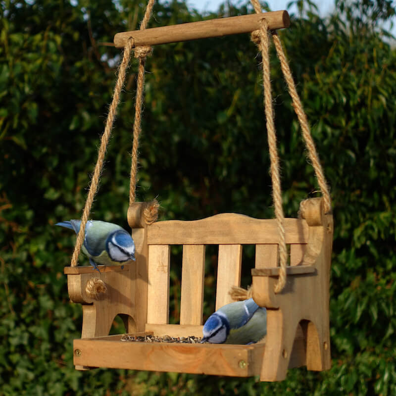 Porch Swing Bird Feeder – Charming and Functional Bird Feeder with Swing Design