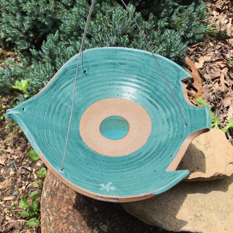 Hanging Pottery Birdbath