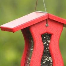 Recycled Large Capacity Peanut Feeder-Red
