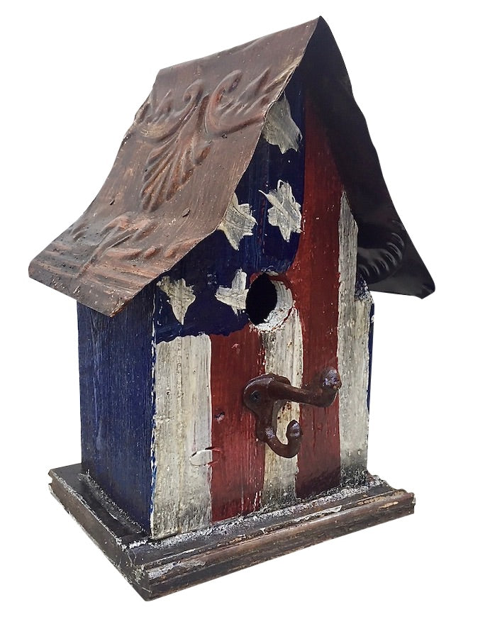 Rustic Birdhouse- Americana