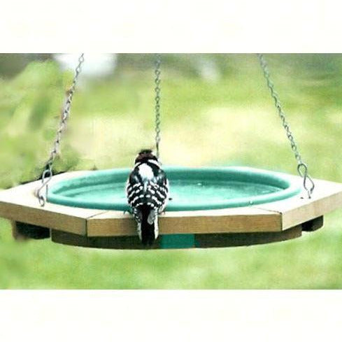 Classic Hanging Bird Bath-Green