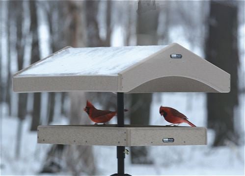 Recycled Pole-Topper & Weather Guard by BirdsChoice