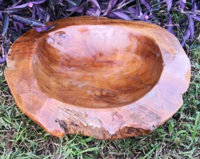 Decorative Teak Wood Bowl Medium G