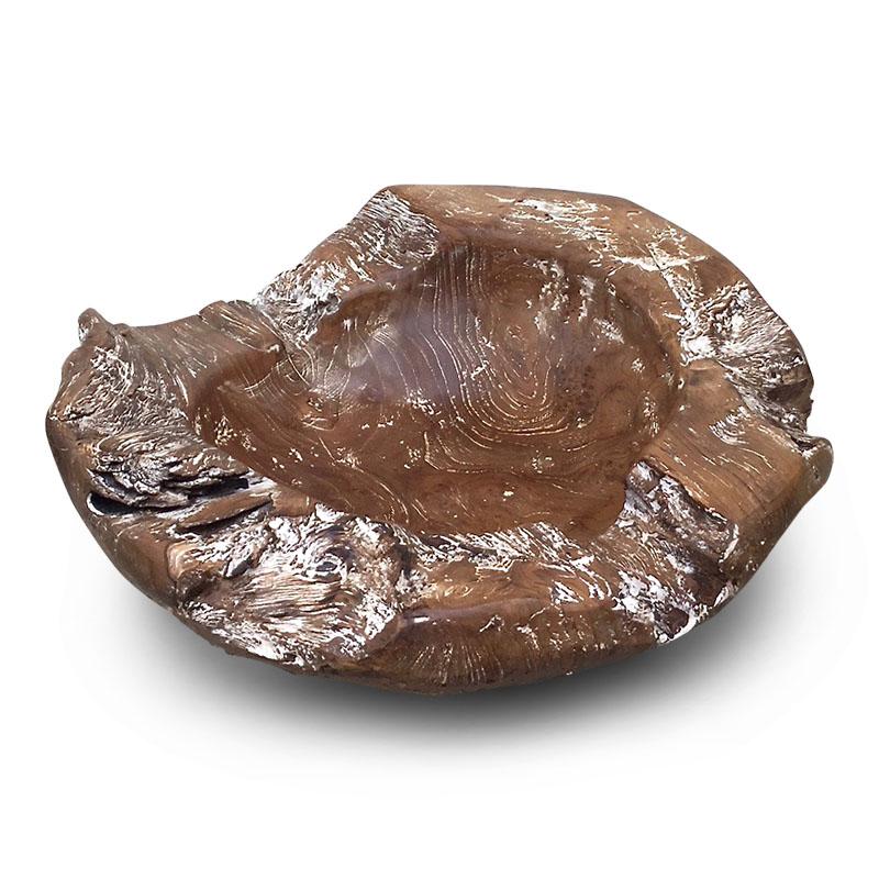 Natural Teak Root Bowl- Large