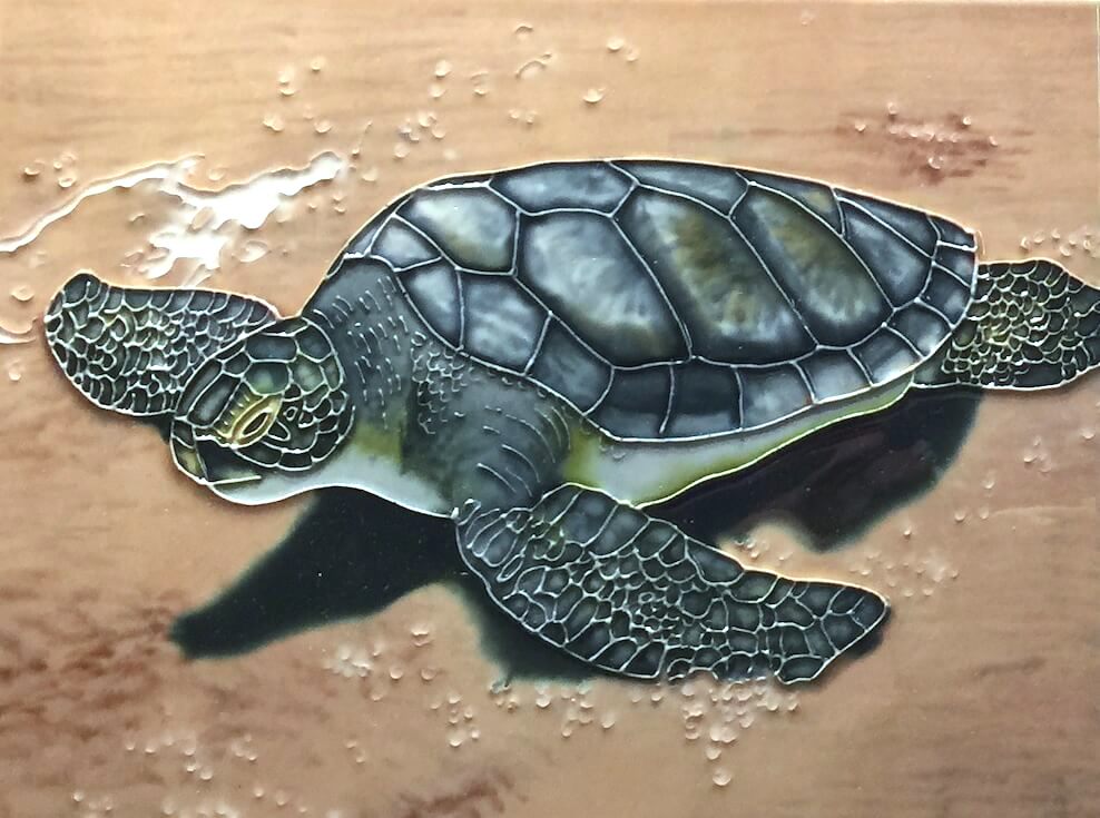 Turtle Ceramic Tile