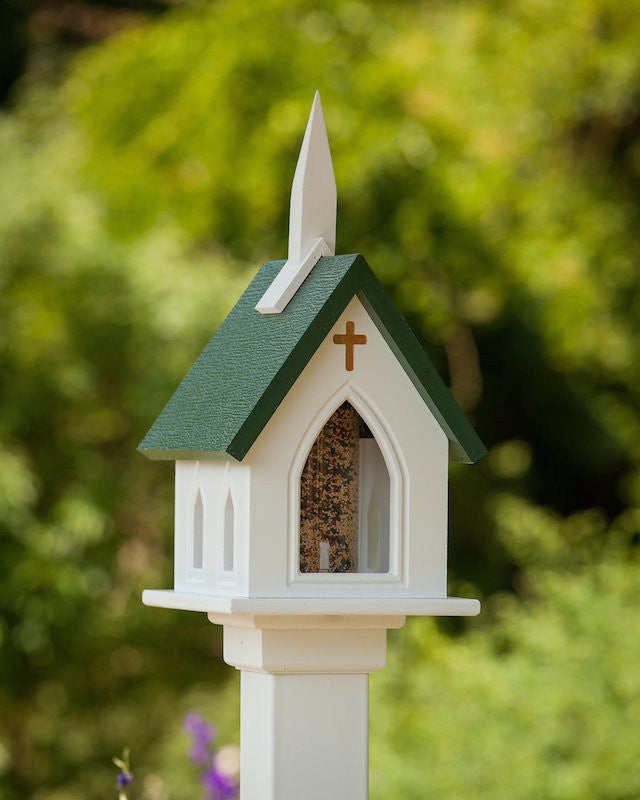 Large Church Bird Feeder Vinyl/PVC