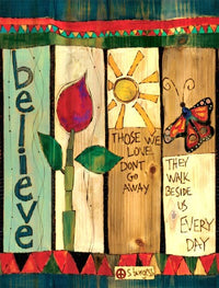 Believe Art Pole 4-sided detail 