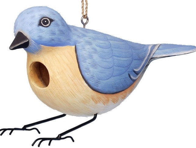 Beautiful Hand buy Crafted Blue Bird Robin Houses