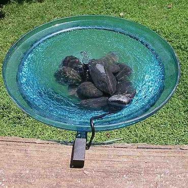 Solar Bubbler Bird Bath-Deck Mount or Ground