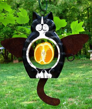 Angel Cats Fruit and Suet Feeder