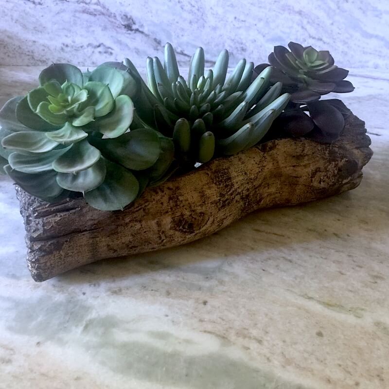 Ceramic Log Planter