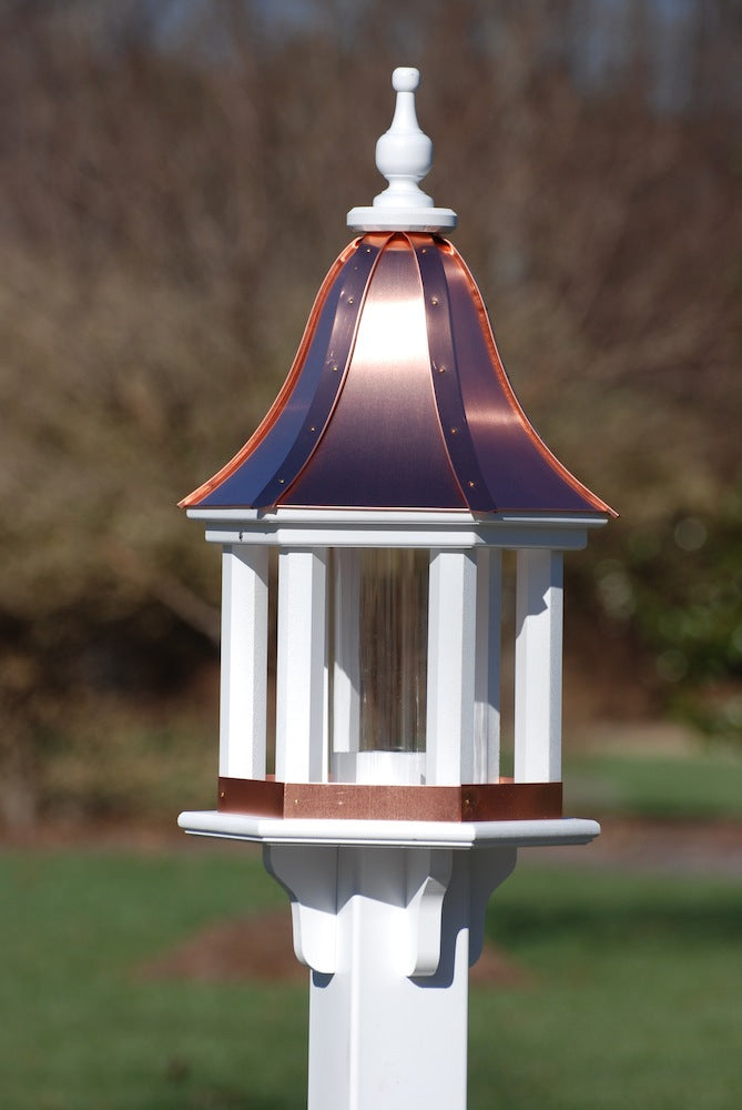 Copper Roof Bird Feeder-Vinyl Gazebo 28x12