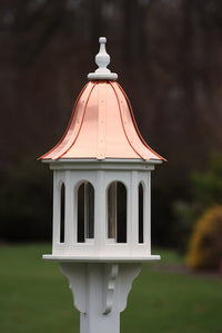 copper roof bird-feeder vinyl/pvc-36x14 bell roof