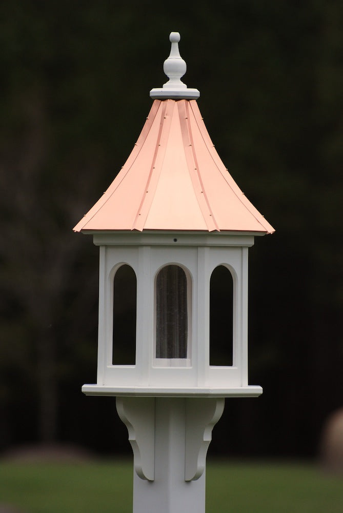 Large Gazebo Copper Roof Bird Feeder