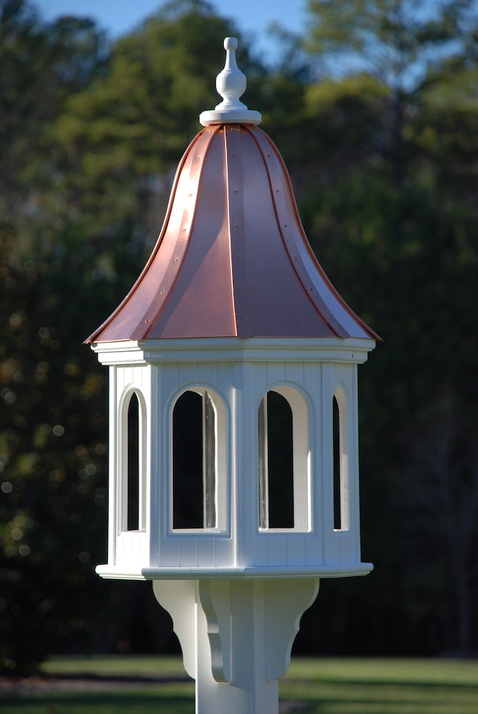 copper roof bird feeder vinyl/pvc-42x16 Gazebo