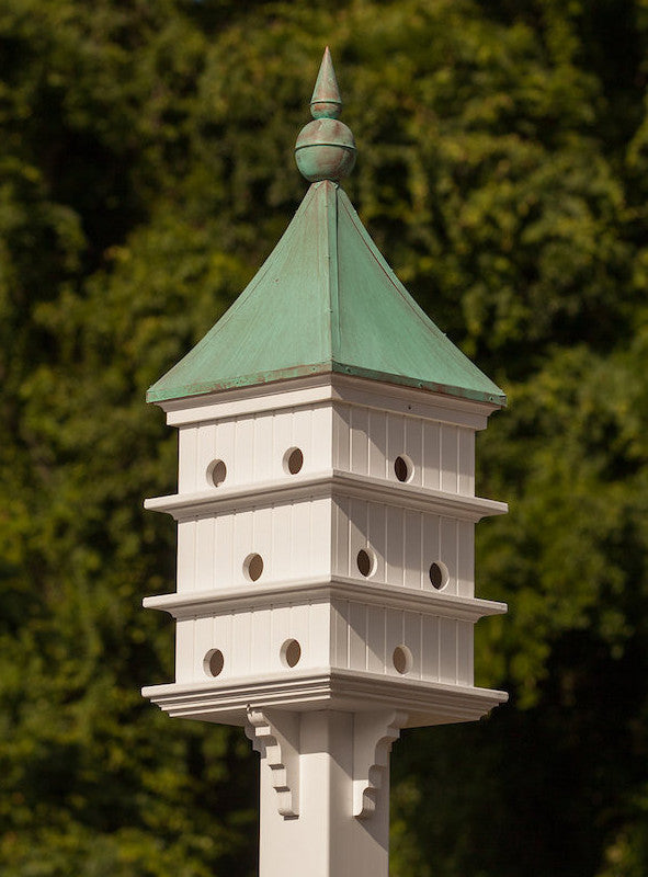 Copper Roof and Vinyl Purple Martin Birdhouse