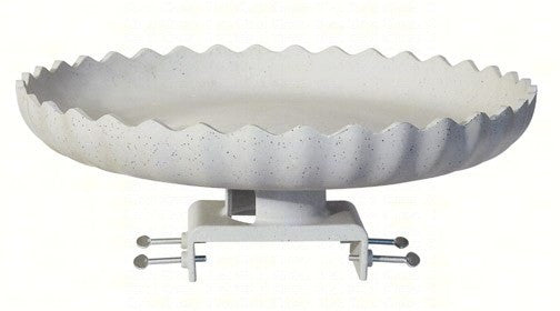 Deck-Mount Heated Bird Bath