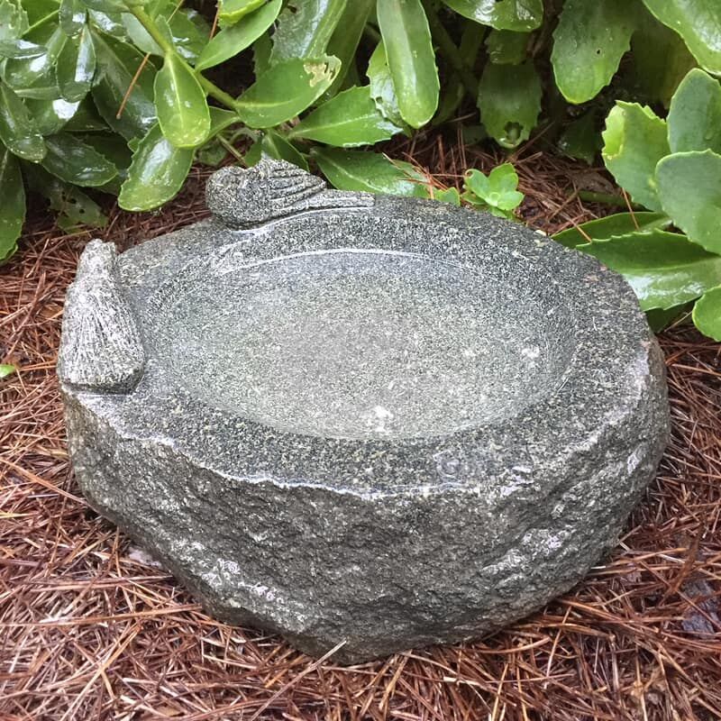 Granite Bird Bath