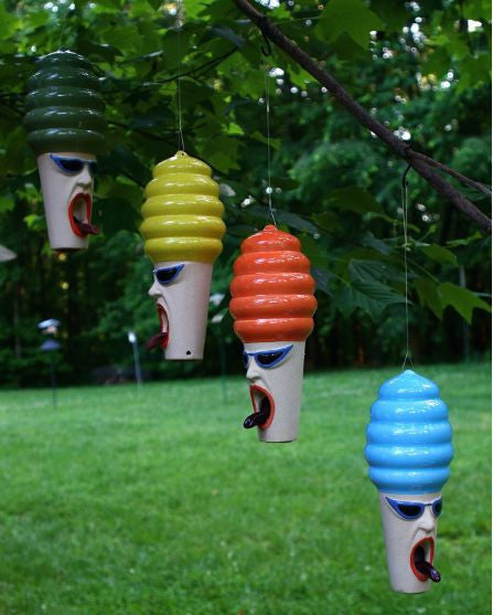 Hot Lips Hilda Stoneware Bird Feeder