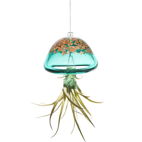 Jellyfish Air Plant Hanger- Green