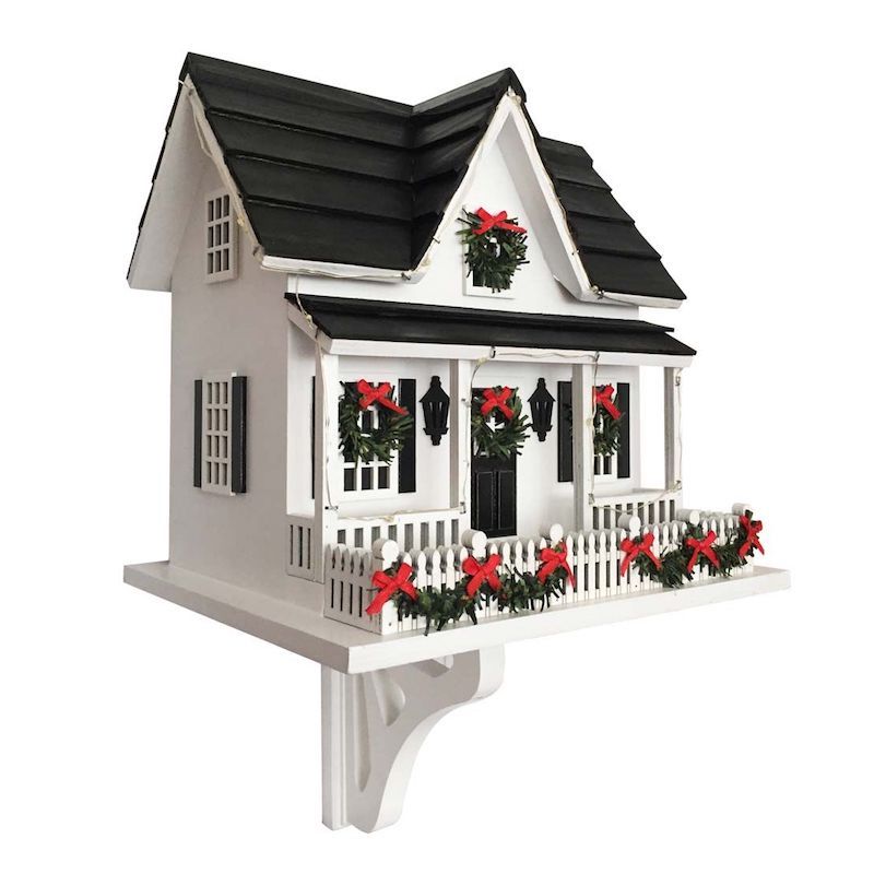 Light-Up Holiday Bird House 