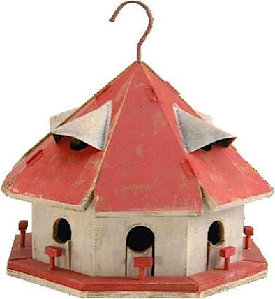 Red Roof Motel Birdhouse – Charming and Stylish Birdhouse with Classic Motel Design