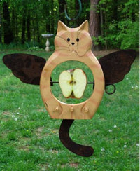 Angel Cats Fruit and Suet Feeder