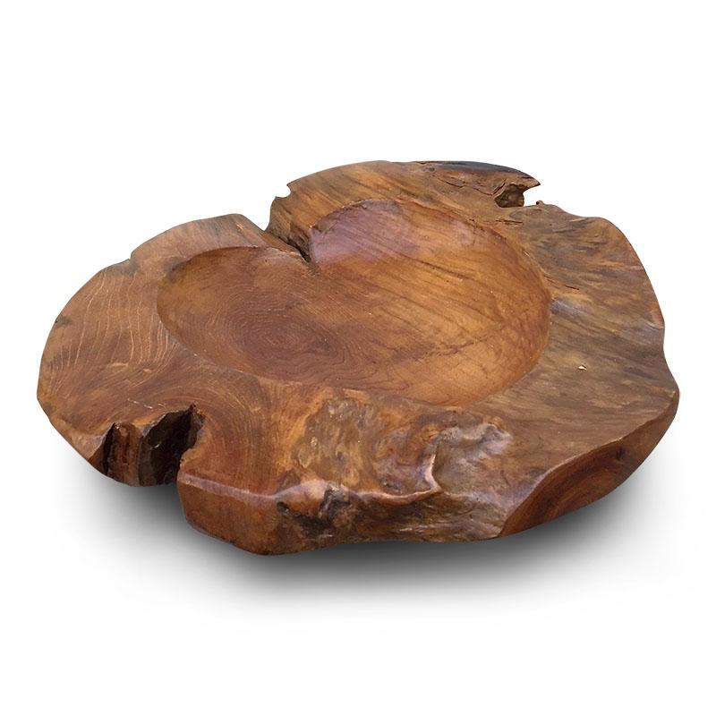 Natural Teak Root Bowl- Large